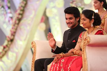 Hero Aadi Wedding Reception Photos